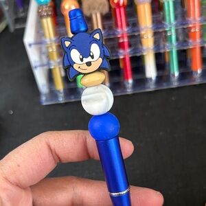 Blue Sonic Character Pen